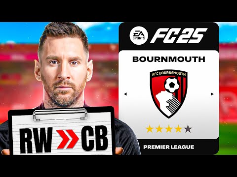 I Rebuilt Bournemouth With Players in WRONG Positions ONLY!