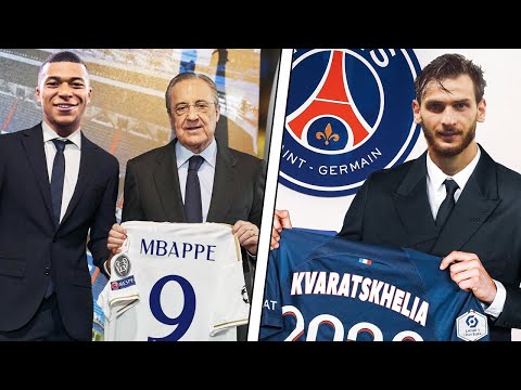 Mbappe to Real Madrid official?! Kvaratskhelia to PSG?! Crazy Transfer Window UPDATE!