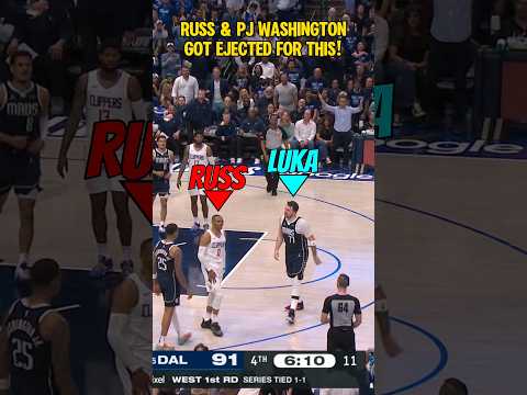 Russ was PLAYING ANGRY against The Mavs!😭