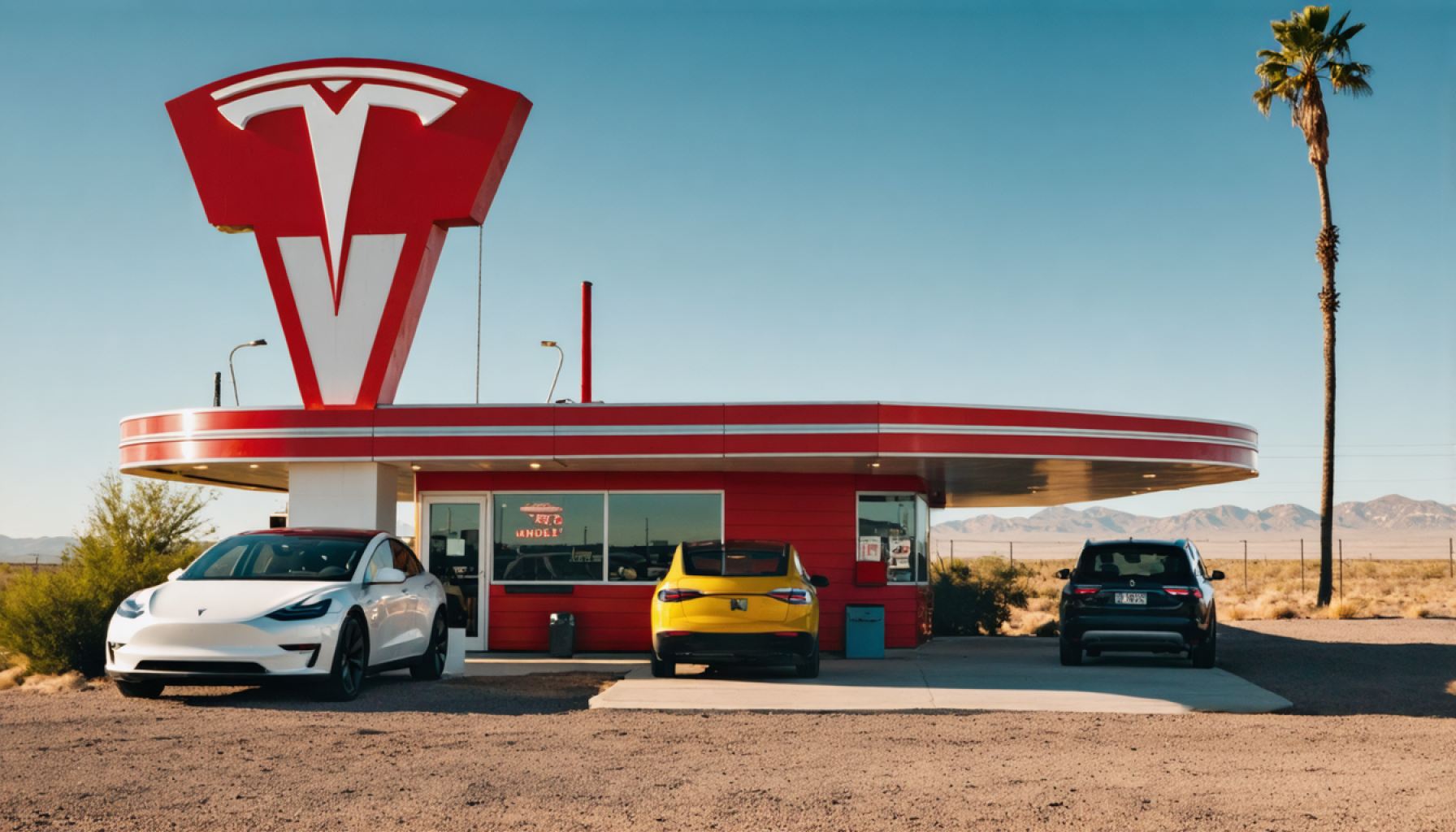 Tesla's Retro Drive-In: A Nostalgic Experience Revamped for the Electric Age